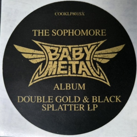 Babymetal - Metal Resistance (Gold &amp; Black Splatter) (0711297411218) виниловая пластинка - фото 3