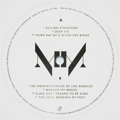 Marilyn Manson - Pale Emperor (White) (0711297510232) виниловая пластинка - фото 7