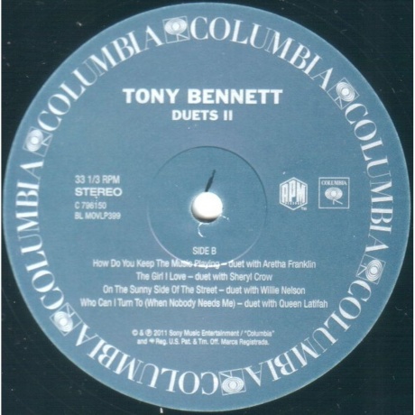 Tony Bennett - Duets Ii (8713748982713) виниловая пластинка - фото 6
