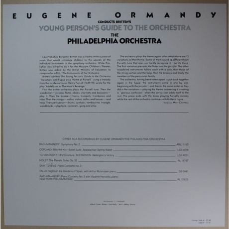 David Bowie - Peter And The Wolf (8718469536900) виниловая пластинка - фото 3