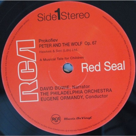 David Bowie - Peter And The Wolf (8718469536900) виниловая пластинка - фото 5