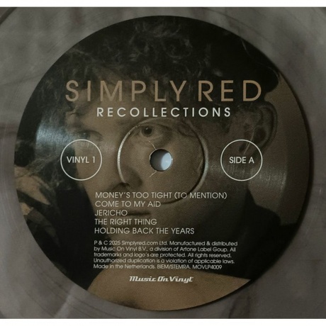 Simply Red - Recollections (Smokey Marbled) (8719262042278) виниловая пластинка - фото 6