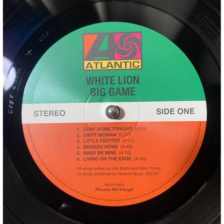 White Lion - Big Game (8719262034372) виниловая пластинка - фото 5