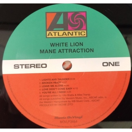 White Lion - Mane Attraction (8719262035478) виниловая пластинка - фото 3