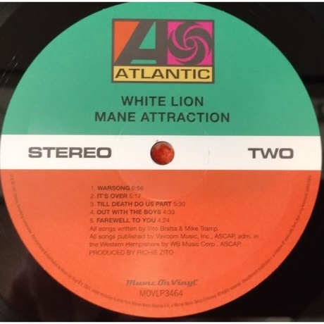 White Lion - Mane Attraction (8719262035478) виниловая пластинка - фото 4