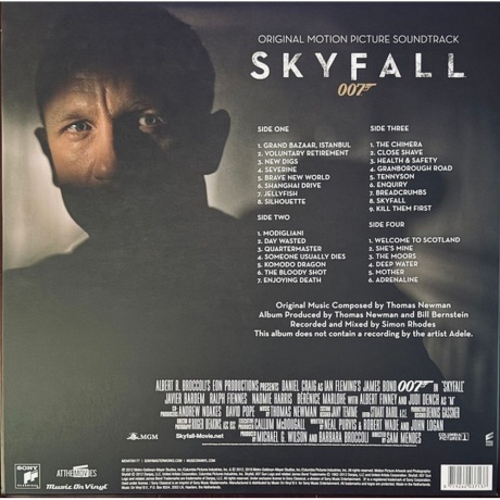 OST - Skyfall (Thomas Newman) (coloured) (8719262037137) виниловая пластинка - фото 3