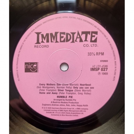 Humble Pie - Town And Country (5060915240187) виниловая пластинка - фото 3