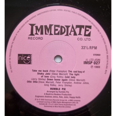 Humble Pie - Town And Country (5060915240187) виниловая пластинка - фото 4