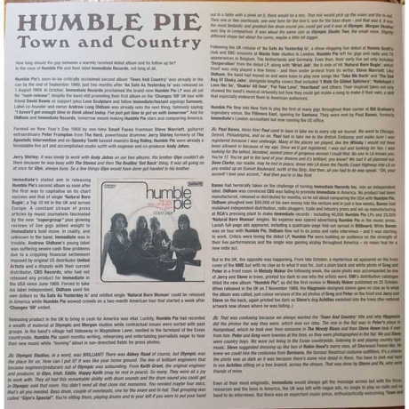 Humble Pie - Town And Country (5060915240187) виниловая пластинка - фото 8