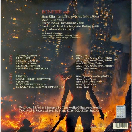 Bonfire - Higher Ground (8024391146156) виниловая пластинка - фото 2