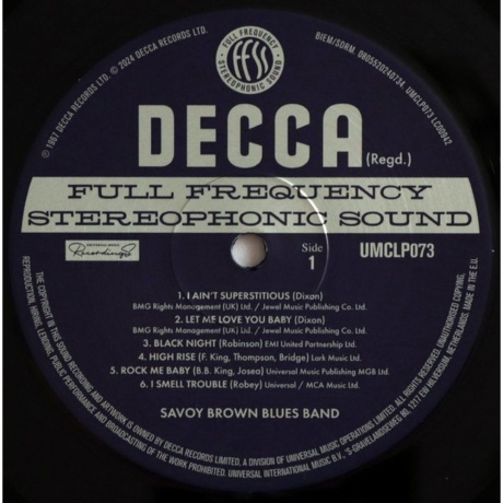Savoy Brown - Shake Down (0805520240734) виниловая пластинка - фото 3