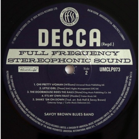 Savoy Brown - Shake Down (0805520240734) виниловая пластинка - фото 4