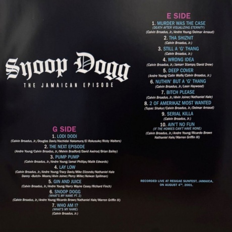 Snoop Dogg - The Jamaican Episode (Coloured) (3700477837945) виниловая пластинка - фото 6