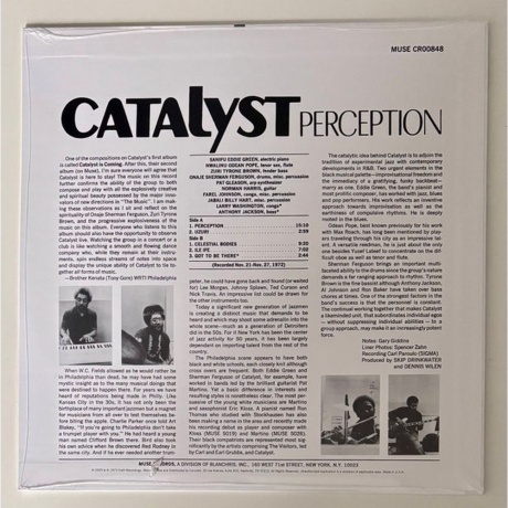 Catalyst - Perception (Analogue, Jazz Dispensary) (0888072669277) виниловая пластинка - фото 2