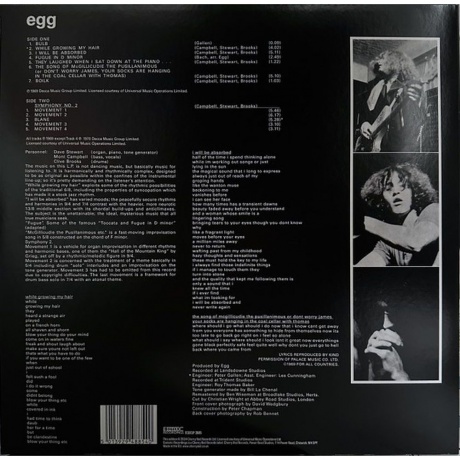 Egg - Egg (5013929488540) виниловая пластинка - фото 2