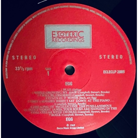Egg - Egg (5013929488540) виниловая пластинка - фото 3