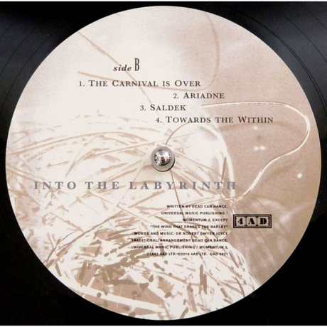 Dead Can Dance - Into The Labyrinth (0652637362114) виниловая пластинка - фото 6