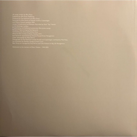 Bloc Party - Silent Alarm (Coloured) (5400863170370) виниловая пластинка - фото 4