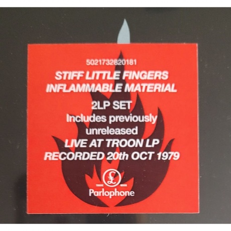 Stiff Little Fingers - Inflammable Material (5021732820181) виниловая пластинка - фото 3
