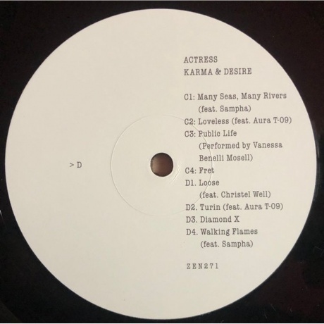 Actress - Karma &amp; Desire (5054429143386) виниловая пластинка - фото 5