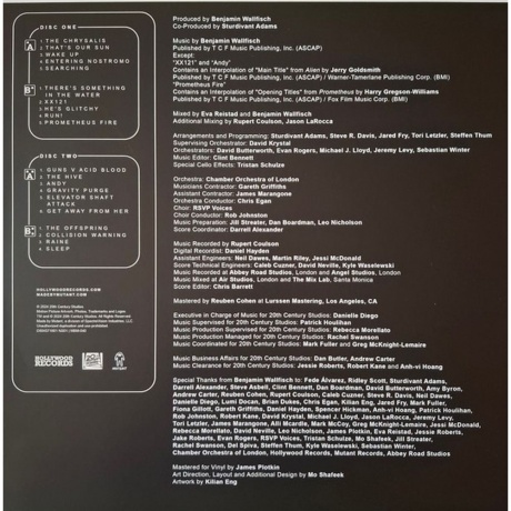 Ost - Alien: Romulus (Benjamin Wallfisch) (0810155840617) виниловая пластинка - фото 13