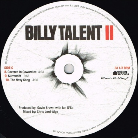 Billy Talent - Ii (8719262018488) виниловая пластинка - фото 6