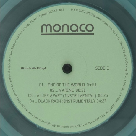 Monaco - Monaco (Coloured) (8719262038097) виниловая пластинка - фото 5