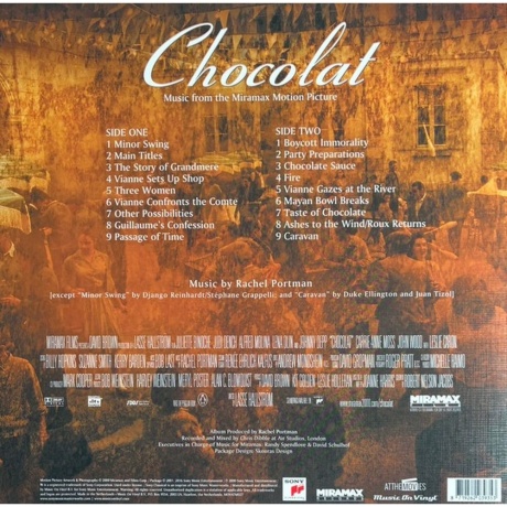 Ost - Chocolat (Rachel Portman) (Coloured) (8719262039353) виниловая пластинка - фото 3