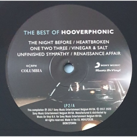 Hooverphonic - The Best Of (8719262019102) виниловая пластинка - фото 9