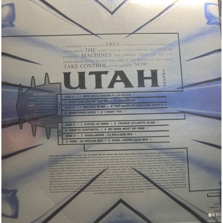Utah Saints - Utah Saints (5060555219871) виниловая пластинка - фото 2