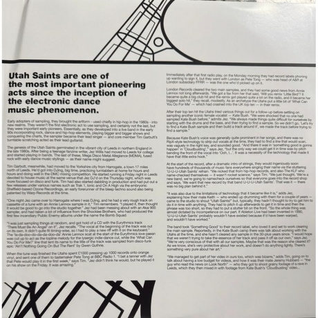 Utah Saints - Utah Saints (5060555219871) виниловая пластинка - фото 3