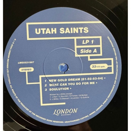 Utah Saints - Utah Saints (5060555219871) виниловая пластинка - фото 5
