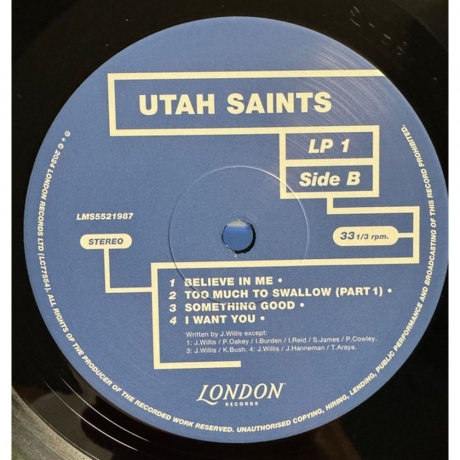 Utah Saints - Utah Saints (5060555219871) виниловая пластинка - фото 6