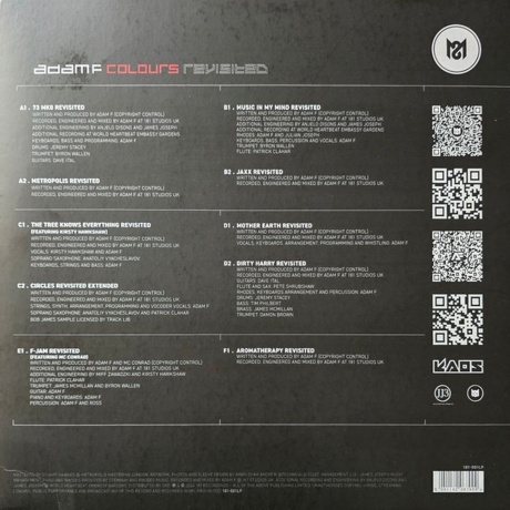 Adam F - Colours Revisited (Coloured) (5051142062376) виниловая пластинка - фото 2