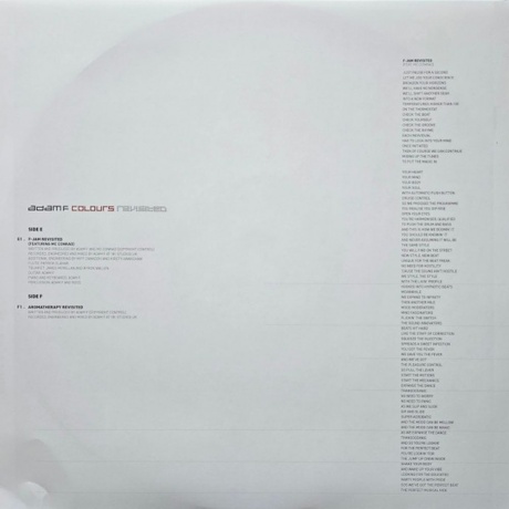 Adam F - Colours Revisited (Coloured) (5051142062376) виниловая пластинка - фото 14