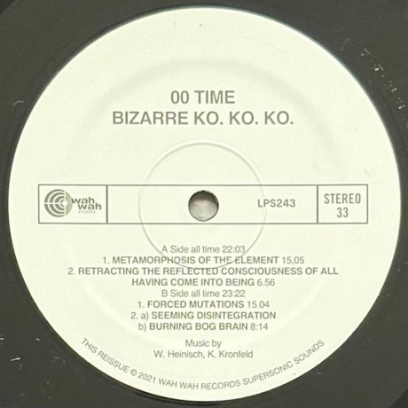 Bizarre Ko Ko Ko - 00 Time (4040824090623) виниловая пластинка - фото 3
