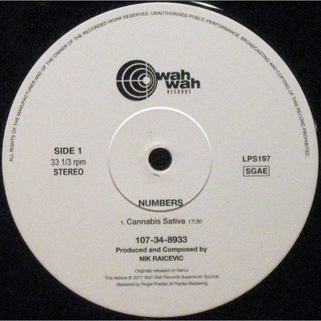 107-34-8933 - Numbers (4040824087548) виниловая пластинка - фото 4