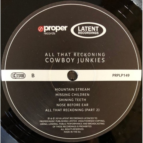 Cowboy Junkies - All That Reckoning (0805520001496) виниловая пластинка - фото 6