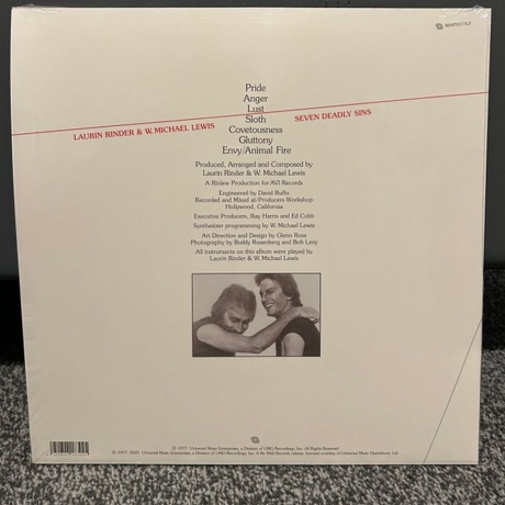 Rinder &amp; Lewis - Seven Deadly Sins (4251804183925) виниловая пластинка - фото 2