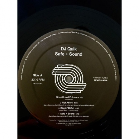 Dj Quik - Safe And Sound (4251804125345) виниловая пластинка - фото 2