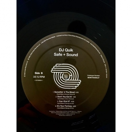 Dj Quik - Safe And Sound (4251804125345) виниловая пластинка - фото 3