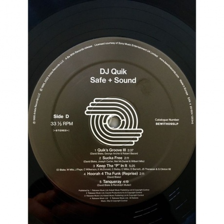Dj Quik - Safe And Sound (4251804125345) виниловая пластинка - фото 5