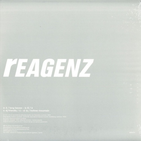 Reagenz - Reagenz (Coloured) (5414165135517) виниловая пластинка - фото 2