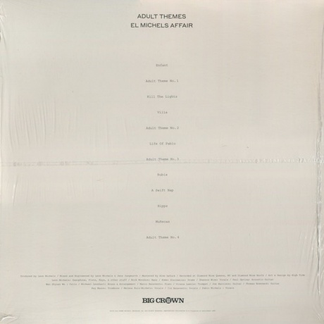 El Michels Affair - Adult Themes (0349223009019) виниловая пластинка - фото 2
