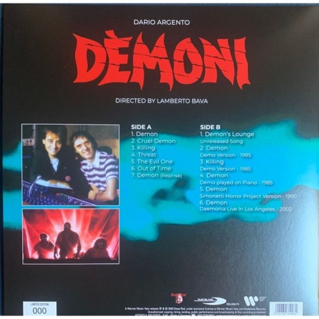 Ost - Demoni (Claudio Simonetti) (Coloured) (5021732819932) виниловая пластинка - фото 2
