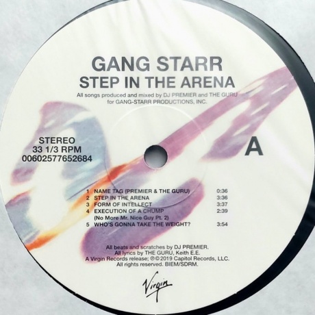 Gang Starr - Step In The Arena (0602577555855) виниловая пластинка - фото 3