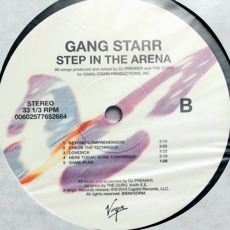 Gang Starr - Step In The Arena (0602577555855) виниловая пластинка - фото 4