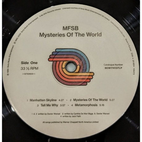 Mfsb - Mysteries Of The World (4251804139472) виниловая пластинка - фото 2