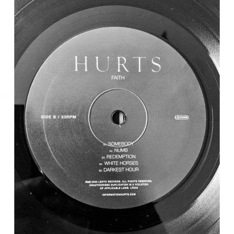 Hurts - Faith (0195081742458) виниловая пластинка - фото 6