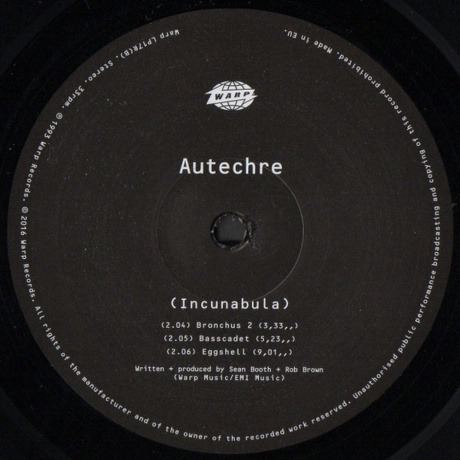 Autechre - Incunabula (0801061801717) виниловая пластинка - фото 4